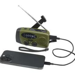 Avior radio awaryjne z certyfikatem RCS z tworzyw sztucznych pochodzących z recyklingu / Wojskowy zielony 12451464