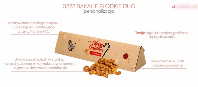 Bakalie Słodkie Duo / Wielokolorowy S0222/XM