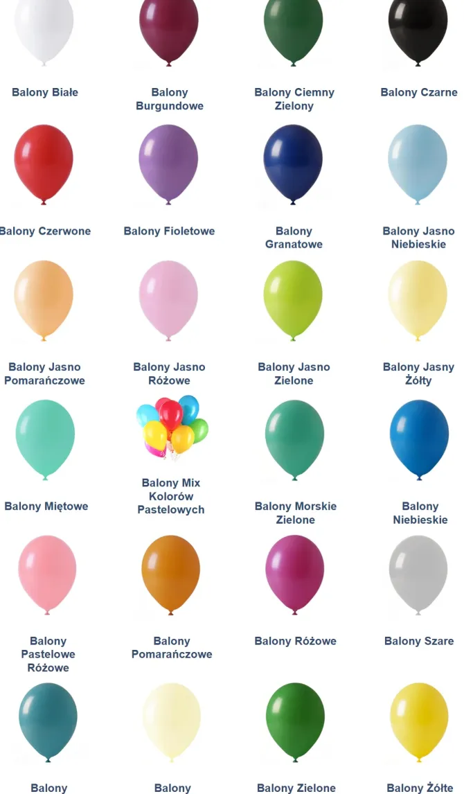 Balon lateksowy 5" (cali) / Pastel EV13