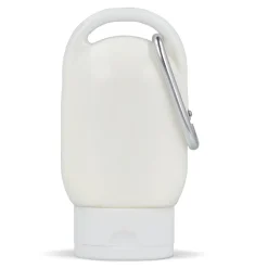 Balsam przeciwsłoneczny z karabińczykiem SPF30 z materiału z recyklingu 30ml / Biały LT91838-N0001