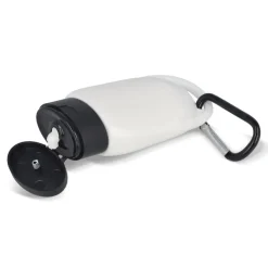 Balsam przeciwsłoneczny z karabińczykiem SPF30 z materiału z recyklingu 30ml / Czarny LT91838-N0002