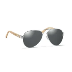 Bambusowe okulary przeciwsłon. / Czarny MO6450-03