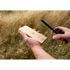 Bambusowy bezprzewodowy power bank 8000 mAh B'RIGHT, ładowarka bezprzewodowa 15W | Benson / Drewno V0053-17