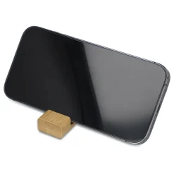 Bambusowy brelok z uchwytem na telefon / Naturalny LT99719-N0094