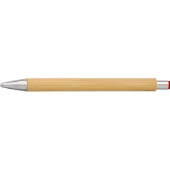 Bambusowy długopis, touch pen / Czerwony V9335-05