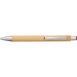 Bambusowy długopis, touch pen / Czerwony V9335-05