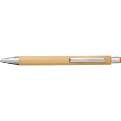 Bambusowy długopis, touch pen / Pomarańczowy V9335-07