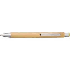 Bambusowy długopis, touch pen / żółty V9335-08