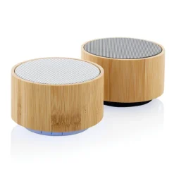 Bambusowy głośnik bezprzewodowy 3W, RABS / Czarny P329.591