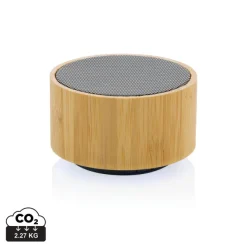 Bambusowy głośnik bezprzewodowy 3W, RABS / Czarny P329.591