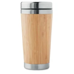 Bambusowy kubek podróżny 400ml / Drewna MO9444-40
