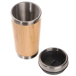 Bambusowy kubek termiczny 500 ml | Mark / Drewno V0845-17