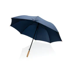 Bambusowy parasol automatyczny 27" AWARE™ RPET / Niebieski P850.665