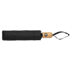Bambusowy parasol automatyczny 21" AWARE™ RPET / Czarny P850.611
