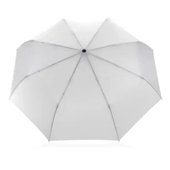 Bambusowy parasol automatyczny 21" AWARE™ RPET / Biały P850.613