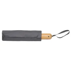 Bambusowy parasol automatyczny 21" AWARE™ RPET / Szary P850.612