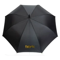 Bambusowy parasol automatyczny 27" AWARE™ RPET / Czarny P850.661