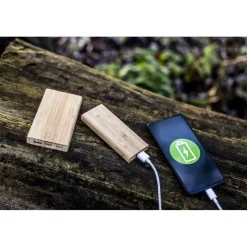 Bambusowy power bank 5000 mAh B'RIGHT | Posey / Drewno V0347-17