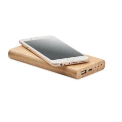 Bambusowy power bank 6000 mAh / Drewna MO6815-40