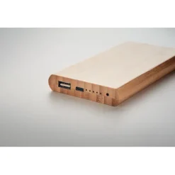 Bambusowy power bank 6000 mAh / Drewna MO6815-40