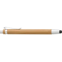 Bambusowy zestaw piśmienniczy, długopis touch pen i ołówek mechaniczny / Brązowy V1803-16
