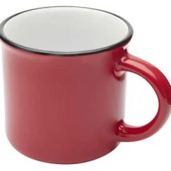 Bario kubek ceramiczny o pojemności 240 ml / Czerwony 10084421