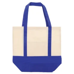Bawełniana Torba na zakupy OEKO-TEX® 140g/m² 40x10x35cm / Niebieski LT95248-N0011