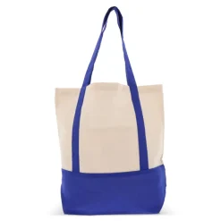 Bawełniana Torba na zakupy OEKO-TEX® 140g/m² 40x10x35cm / Niebieski LT95248-N0011