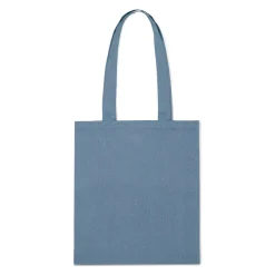 Bawełniana torba na zakupy z recyklingu 38x42x10cm / Niebieski LT95199-N0011