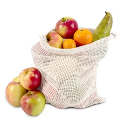 Bawełniana torba wielokrotnego użytku na żywność OEKO-TEX® 25x30cm / Ecru LT95206-N0054