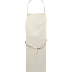 Bawełniany fartuch kuchenny / Beżowy V7916-20