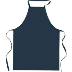 Bawełniany fartuch kuchenny / Francuski Granat MO7251-85