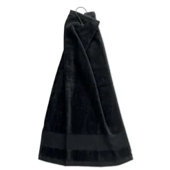 Bawełniany ręcznik golfowy / Czarny MO6525-03