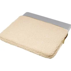 Bear 13-calowe etui sherpa na laptopa z recyklingu z certyfikatem GRS, o pojemności 2 l / Czarny 12077590