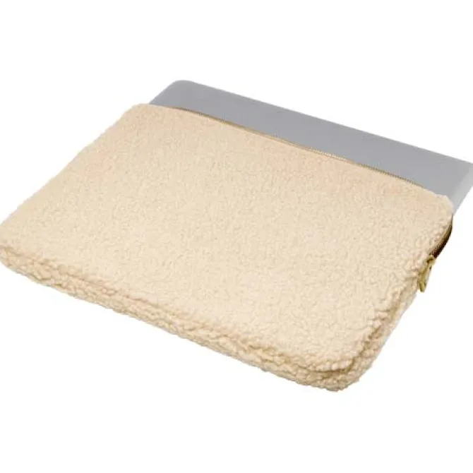 Bear 13-calowe etui sherpa na laptopa z recyklingu z certyfikatem GRS, o pojemności 2 l / Czarny 12077590