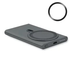 Bezprzewodowa ładowarka power bank / Tytanowy MO2442-18