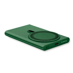 Bezprzewodowa ładowarka power bank / Ciemnozielony MO2442-60