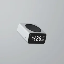 Bezprzewodowa ładowarka Xoopar Reddi Charge PD z zegarem / Jasnoszary LT41315-N0062