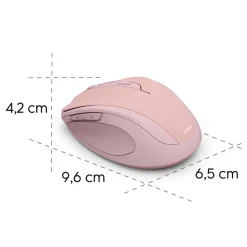 Bezprzewodowa mysz komputerowa Hama WM-400 / Różowy VH067-21