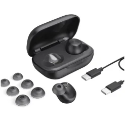 Bezprzewodowe słuchawki douszne Hama Spirit Chop II / Czarny VH013-03