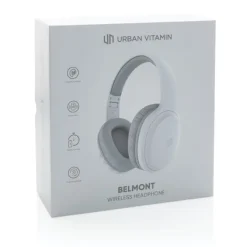 Bezprzewodowe słuchawki nauszne Urban Vitamin Belmond / Biały P329.763