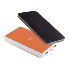 Bezprzewodowy power bank 8 000 mAh z recyklingu / Recybank / Light Brown IP11059438