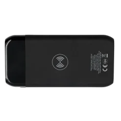 Bezprzewodowy power bank 10000 mAh Exclusive Collection, ładowarka bezprzewodowa 5W-15W | Cory / Czarny V1833-03