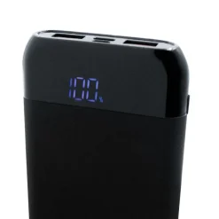 Bezprzewodowy power bank 10000 mAh Exclusive Collection, ładowarka bezprzewodowa 5W-15W | Cory / Czarny V1833-03