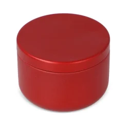 Bezzapachowa świeca roślinna Asana w puszce z recyklingu / Czerwony LT90743-N0021