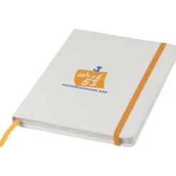 Biały notes A5 Spectrum z kolorowym paskiem / Biały 10713504