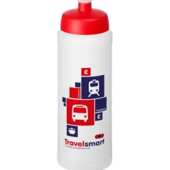 Bidon Baseline® Plus o pojemności 750 ml ze sportowym wieczkiem i uchwytem / Przezroczysty 21068918