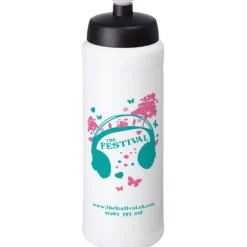Bidon Baseline® Plus o pojemności 750 ml ze sportowym wieczkiem i uchwytem / Czarny 21068911