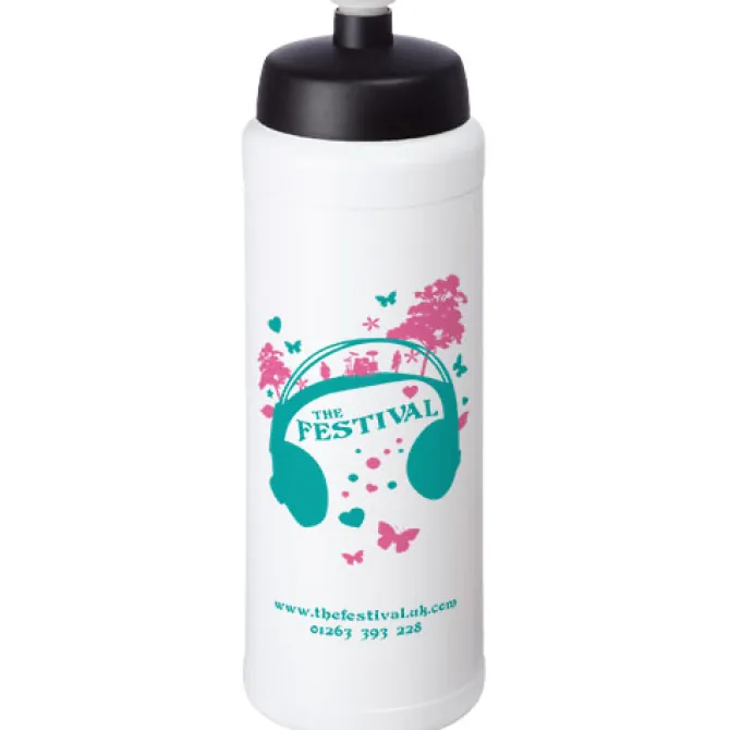 Bidon Baseline® Plus o pojemności 750 ml ze sportowym wieczkiem i uchwytem / Czarny 21068911