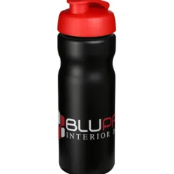 Bidon Baseline® Plus o pojemności 650 ml z otwieranym wieczkiem / Czarny 21068514
